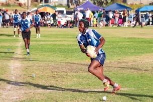 The Vukani Stallions performed well in the Fabian Juries Community Fun Day rugby tournament, challenging Cellotape in the semi-final. Photo: Stephen Kisbey-Green