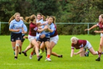 Kirara Kirasha fighting through a group tackle. Photo: Stephen Kisbey-Green